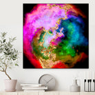 100 Nebulas in Space 006 by Raul Andre Petrasanta on GIANT ART - pink digital painting