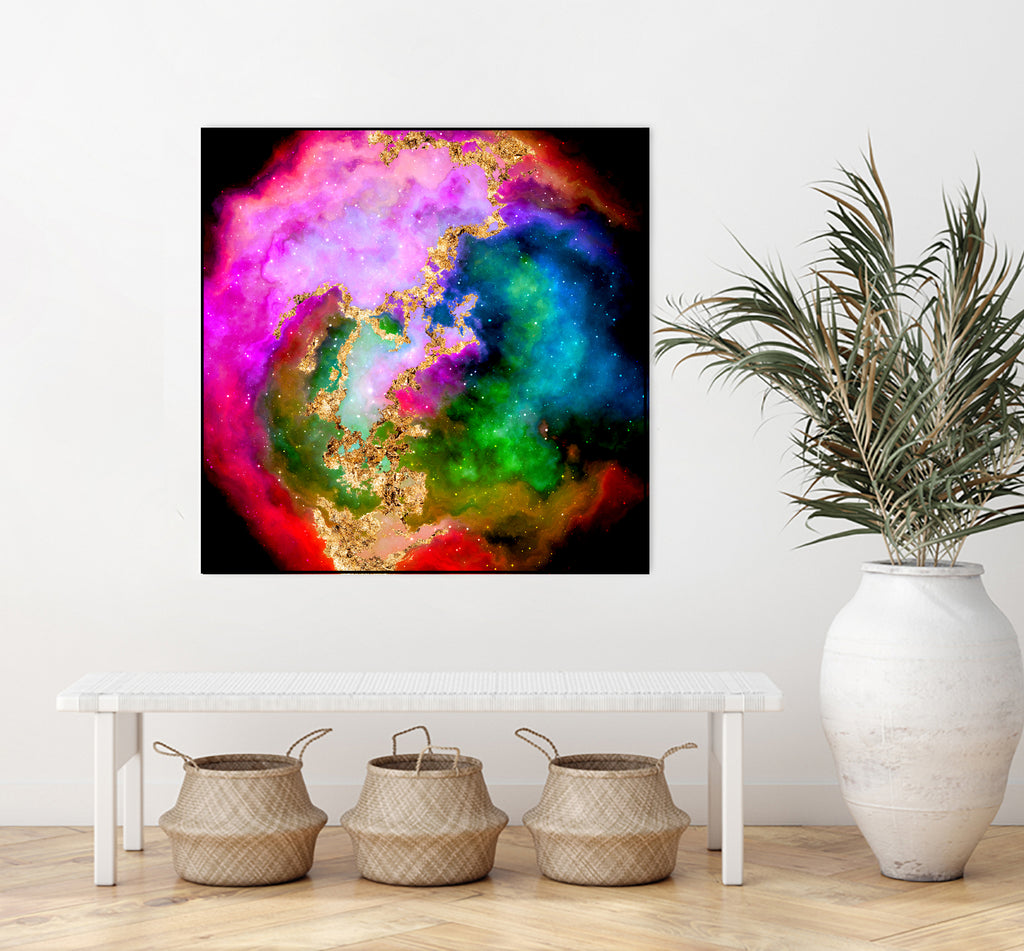 100 Nebulas in Space 006 by Raul Andre Petrasanta on GIANT ART - pink digital painting