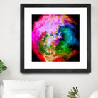 100 Nebulas in Space 006 by Raul Andre Petrasanta on GIANT ART - pink digital painting