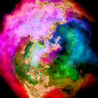 100 Nebulas in Space 006 by Raul Andre Petrasanta on GIANT ART - pink digital painting