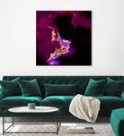 100 Nebulas in Space 018 by Raul Andre Petrasanta on GIANT ART - red digital painting