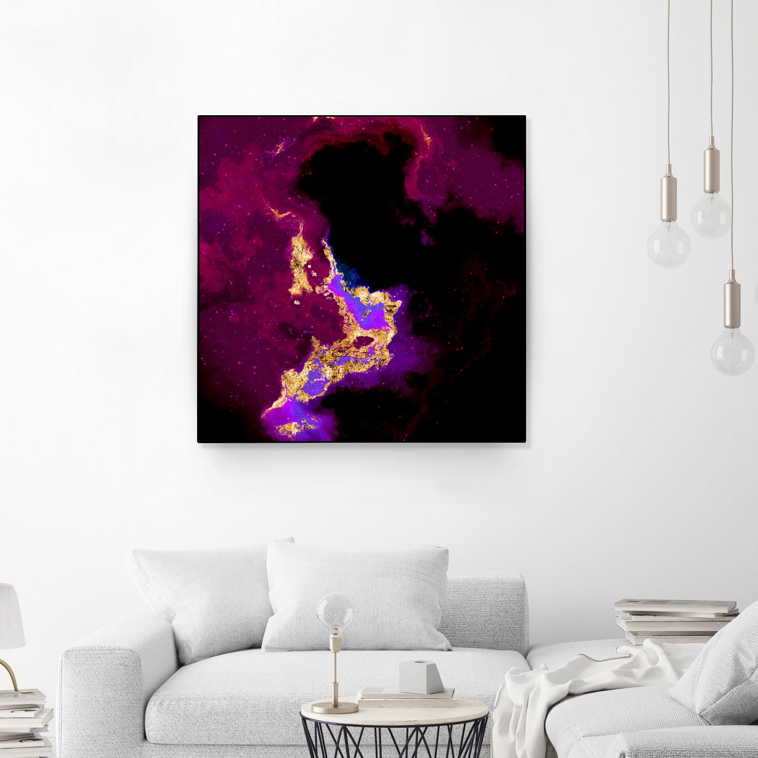 100 Nebulas in Space 018 by Raul Andre Petrasanta on GIANT ART - red digital painting