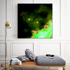 100 Nebulas in Space 028 by Raul Andre Petrasanta on GIANT ART - green digital painting