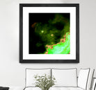 100 Nebulas in Space 028 by Raul Andre Petrasanta on GIANT ART - green digital painting