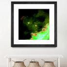 100 Nebulas in Space 028 by Raul Andre Petrasanta on GIANT ART - green digital painting