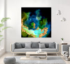 100 Nebulas in Space 064 by Raul Andre Petrasanta on GIANT ART - blue digital painting