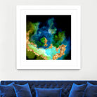 100 Nebulas in Space 064 by Raul Andre Petrasanta on GIANT ART - blue digital painting