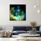 100 Nebulas in Space 064 by Raul Andre Petrasanta on GIANT ART - blue digital painting