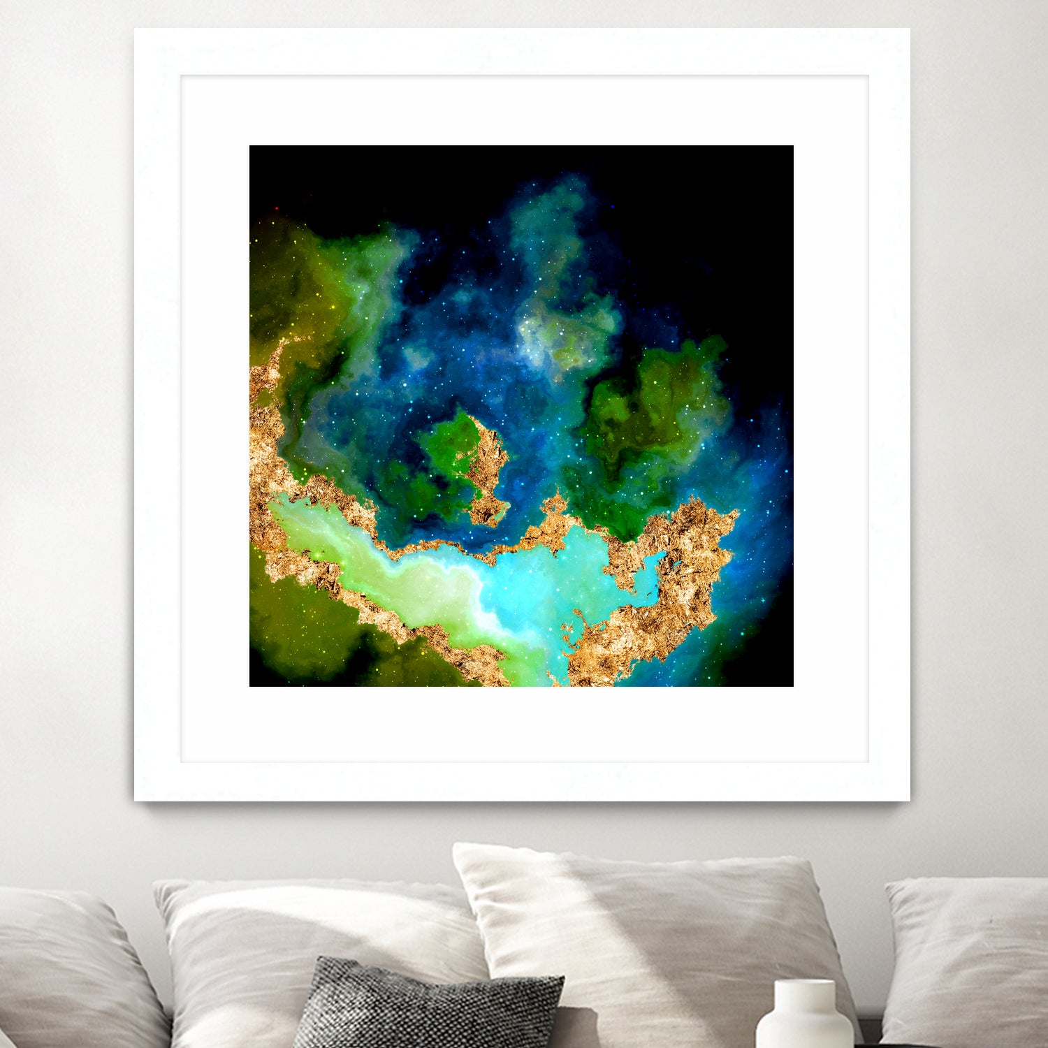 100 Nebulas in Space 064 by Raul Andre Petrasanta on GIANT ART - blue digital painting