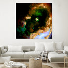 100 Nebulas in Space 079 by Raul Andre Petrasanta on GIANT ART - yellow digital painting