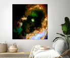 100 Nebulas in Space 079 by Raul Andre Petrasanta on GIANT ART - yellow digital painting