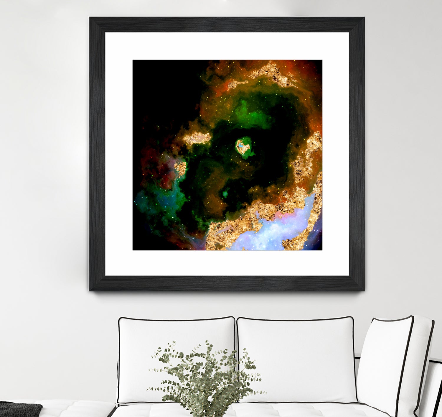 100 Nebulas in Space 079 by Raul Andre Petrasanta on GIANT ART - yellow digital painting