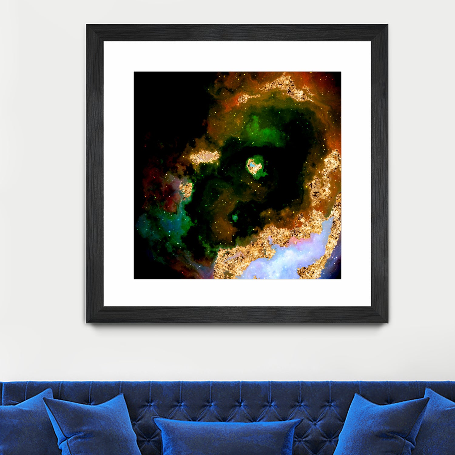 100 Nebulas in Space 079 by Raul Andre Petrasanta on GIANT ART - yellow digital painting