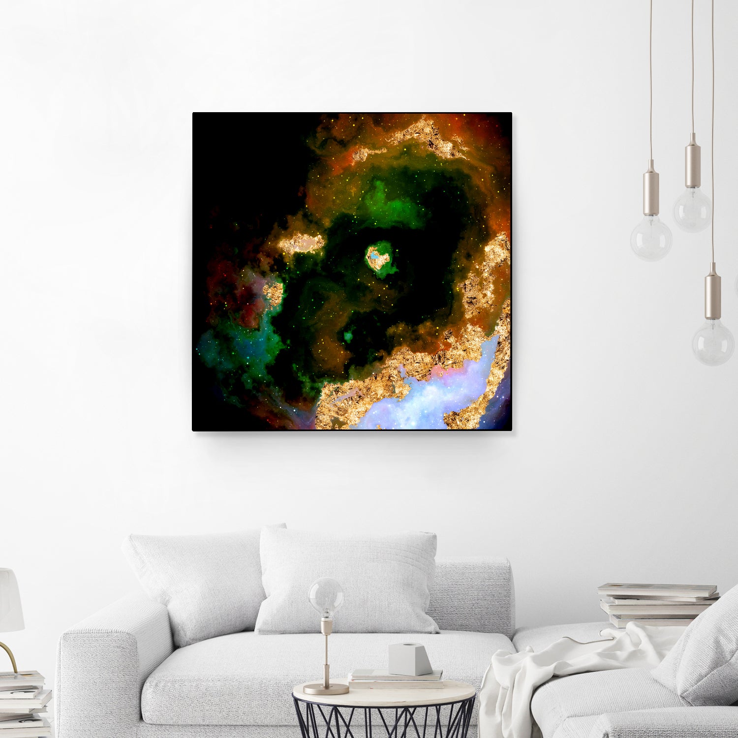 100 Nebulas in Space 079 by Raul Andre Petrasanta on GIANT ART - yellow digital painting