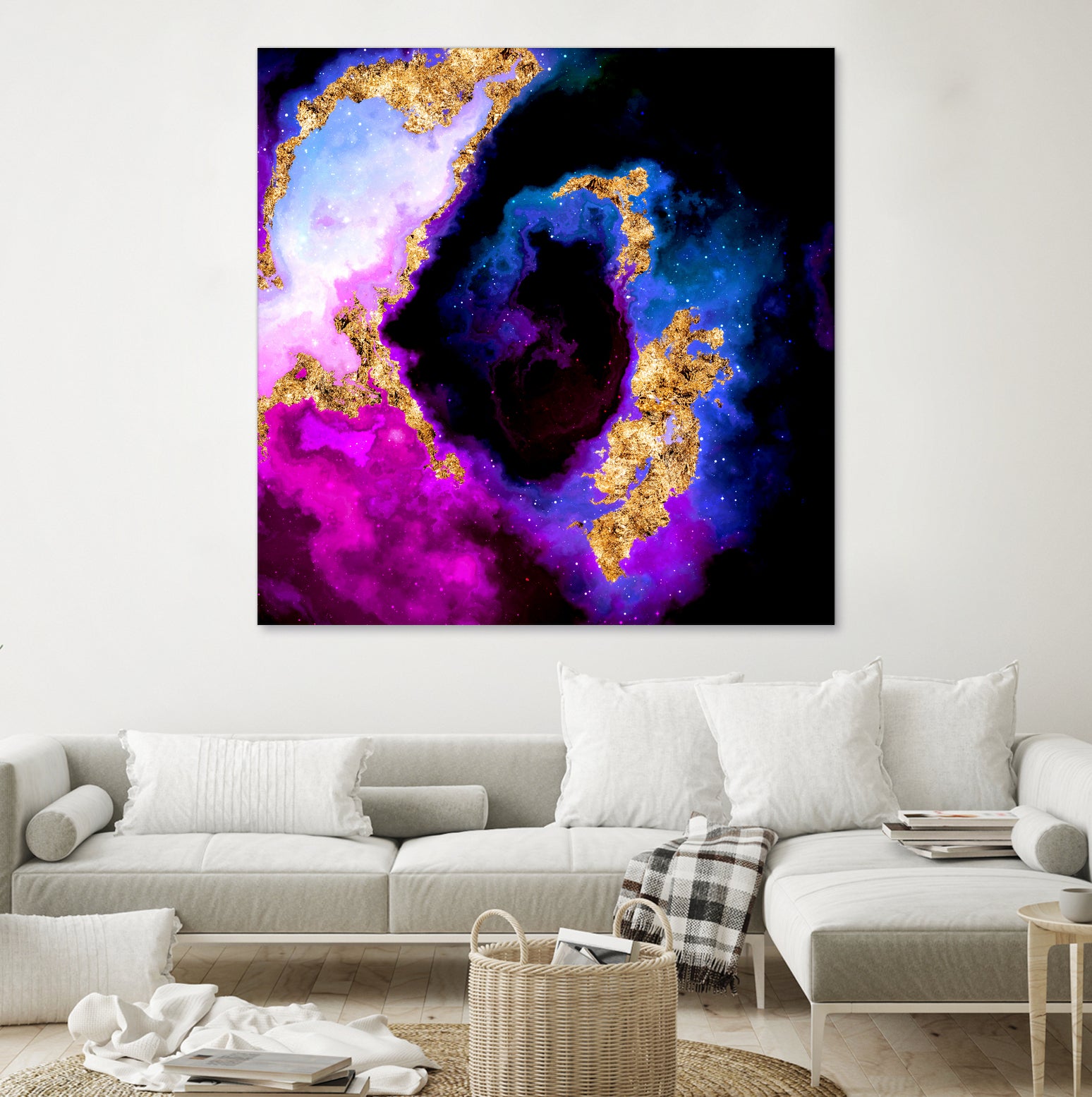 100 Nebulas in Space 088 by Raul Andre Petrasanta on GIANT ART - blue digital painting