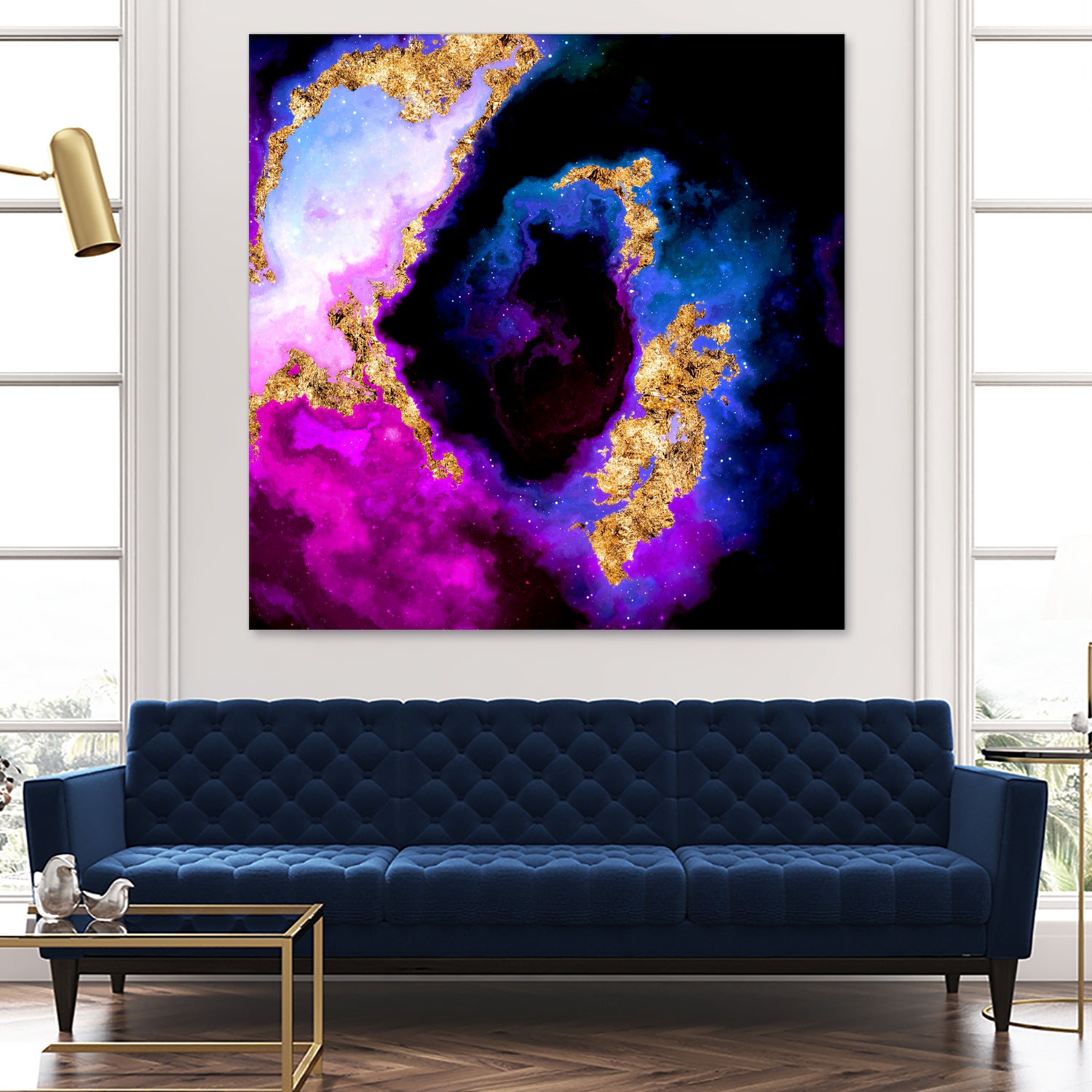 100 Nebulas in Space 088 by Raul Andre Petrasanta on GIANT ART - blue digital painting