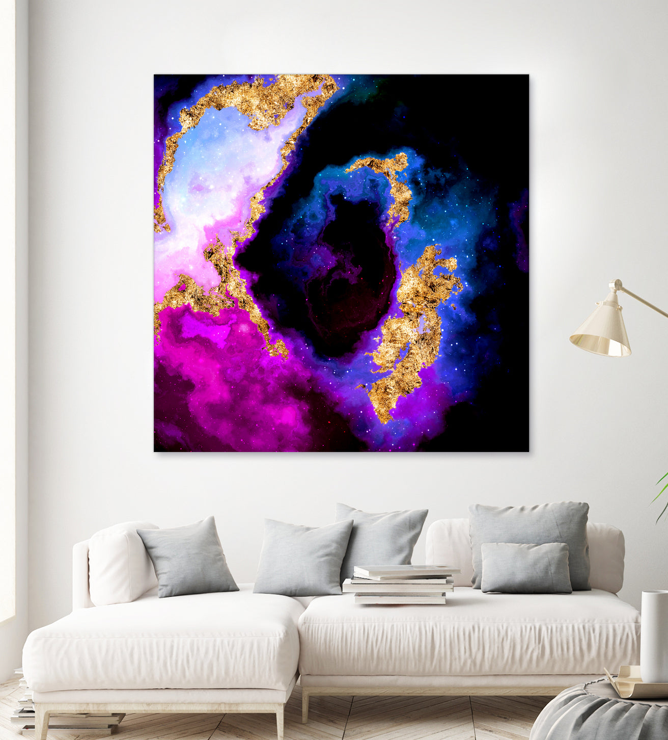 100 Nebulas in Space 088 by Raul Andre Petrasanta on GIANT ART - blue digital painting