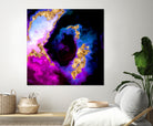 100 Nebulas in Space 088 by Raul Andre Petrasanta on GIANT ART - blue digital painting