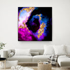 100 Nebulas in Space 088 by Raul Andre Petrasanta on GIANT ART - blue digital painting