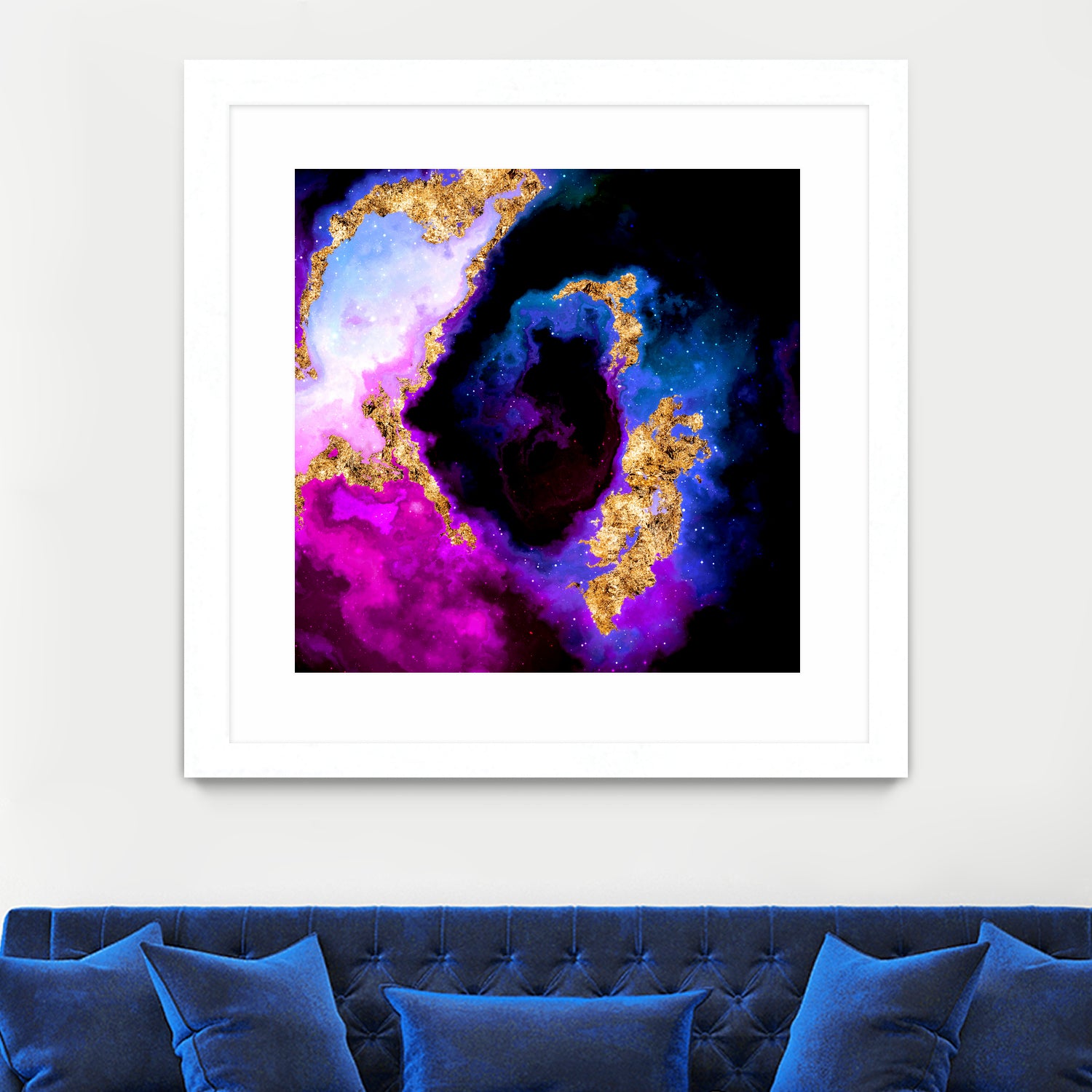 100 Nebulas in Space 088 by Raul Andre Petrasanta on GIANT ART - blue digital painting