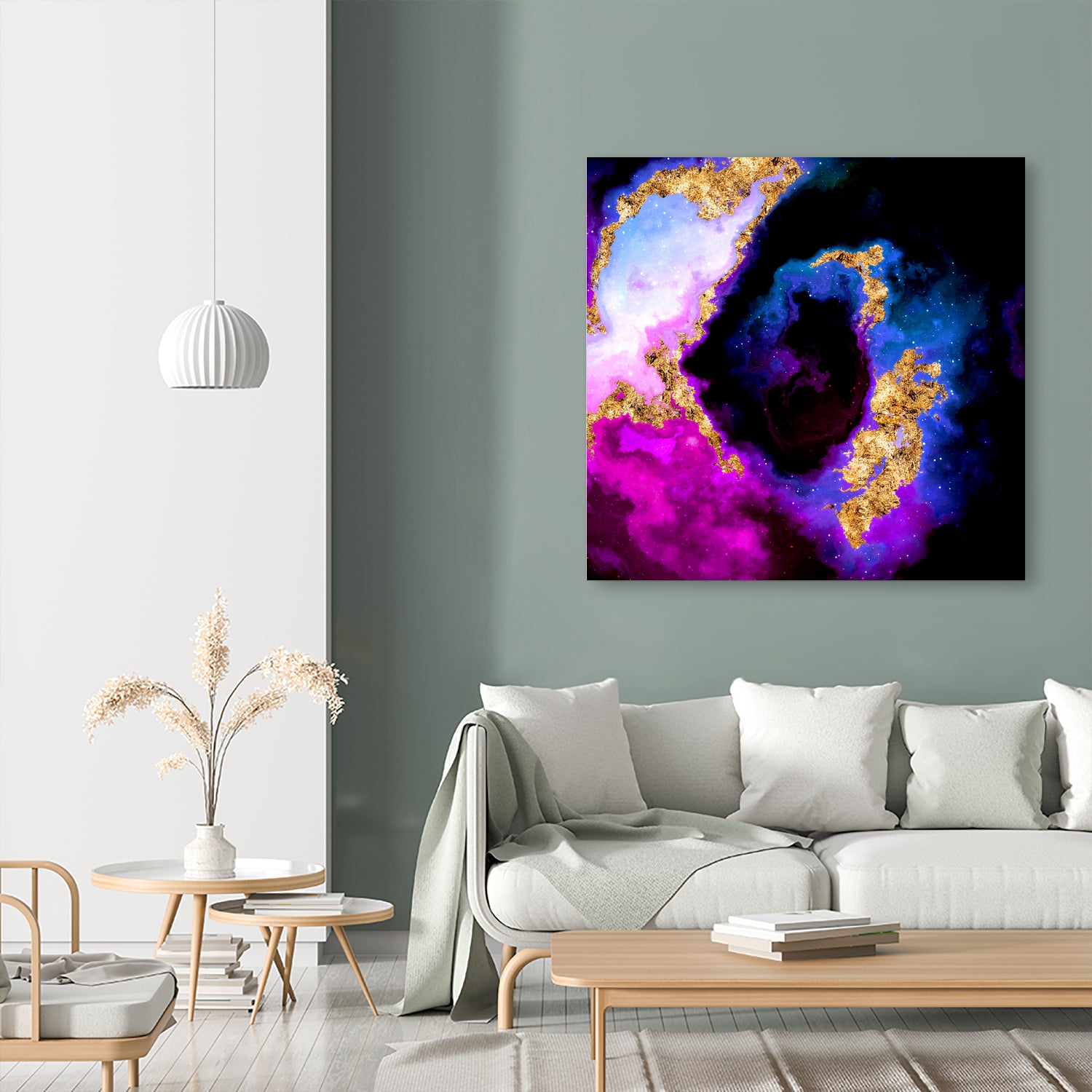 100 Nebulas in Space 088 by Raul Andre Petrasanta on GIANT ART - blue digital painting