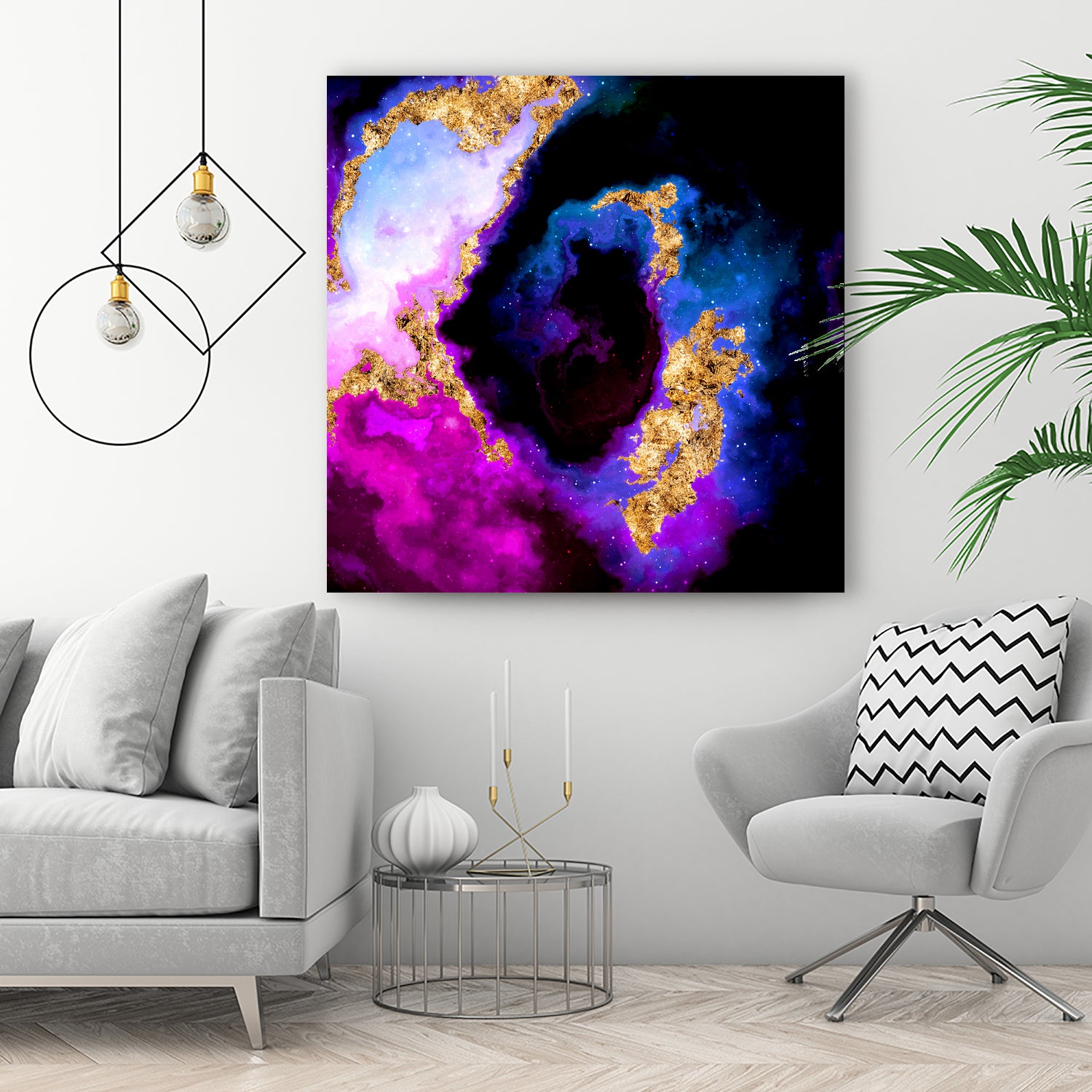 100 Nebulas in Space 088 by Raul Andre Petrasanta on GIANT ART - blue digital painting