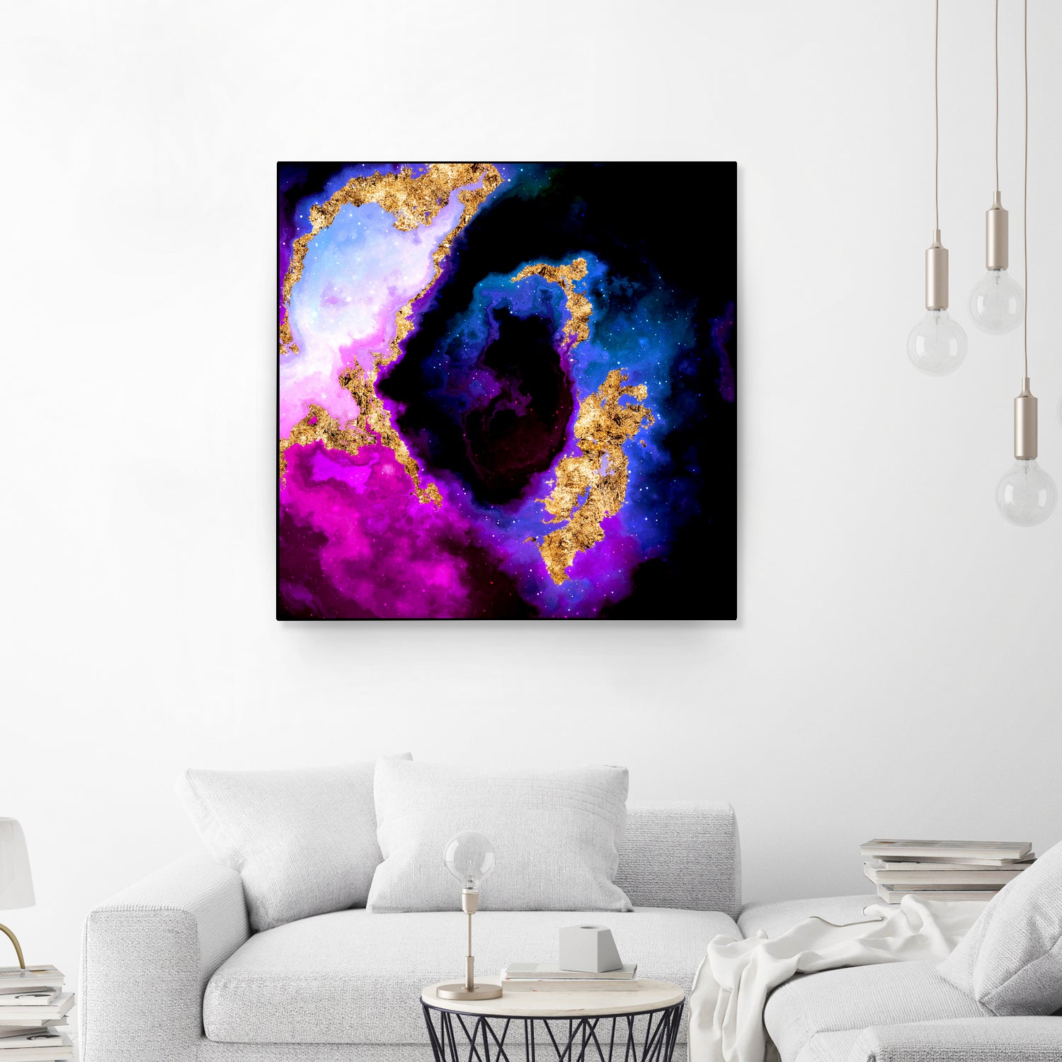 100 Nebulas in Space 088 by Raul Andre Petrasanta on GIANT ART - blue digital painting