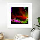 100 Nebulas in Space 120 by Raul Andre Petrasanta on GIANT ART - red digital painting