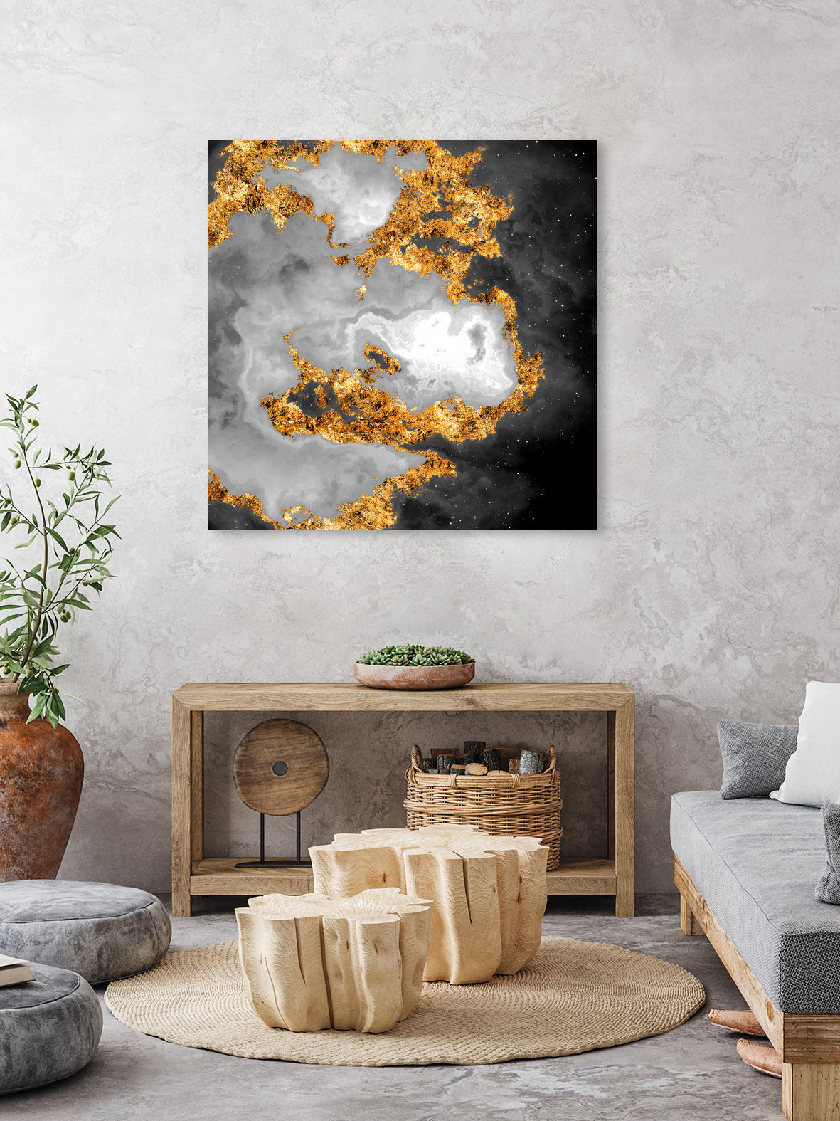 100 Nebulas in Space Black and White 010 by Raul Andre Petrasanta on GIANT ART - black digital painting