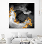 100 Nebulas in Space Black and White 069 by Raul Andre Petrasanta on GIANT ART - black digital painting