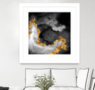 100 Nebulas in Space Black and White 069 by Raul Andre Petrasanta on GIANT ART - black digital painting