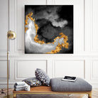 100 Nebulas in Space Black and White 069 by Raul Andre Petrasanta on GIANT ART - black digital painting