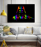 Gay Pride Darth Vader | Pop Art by William Cuccio on GIANT ART - black digital painting