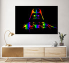 Gay Pride Darth Vader | Pop Art by William Cuccio on GIANT ART - black digital painting
