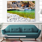 alypa beach mani greece by Haris Kavalla on GIANT ART - green photo illustration