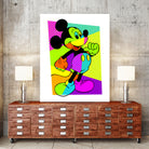 Mickey Mouse | Pop Art by William Cuccio on GIANT ART - green digital painting