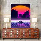 akira retrowave sunset by Muhammad Daffa Umar on GIANT ART - white photo manipulation