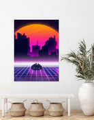 akira retrowave sunset by Muhammad Daffa Umar on GIANT ART - white photo manipulation