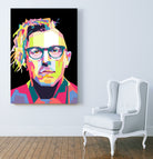 Abstract Maynard James Keenan In WPAP by SITI MAHMUDAH on GIANT ART - black digital drawing