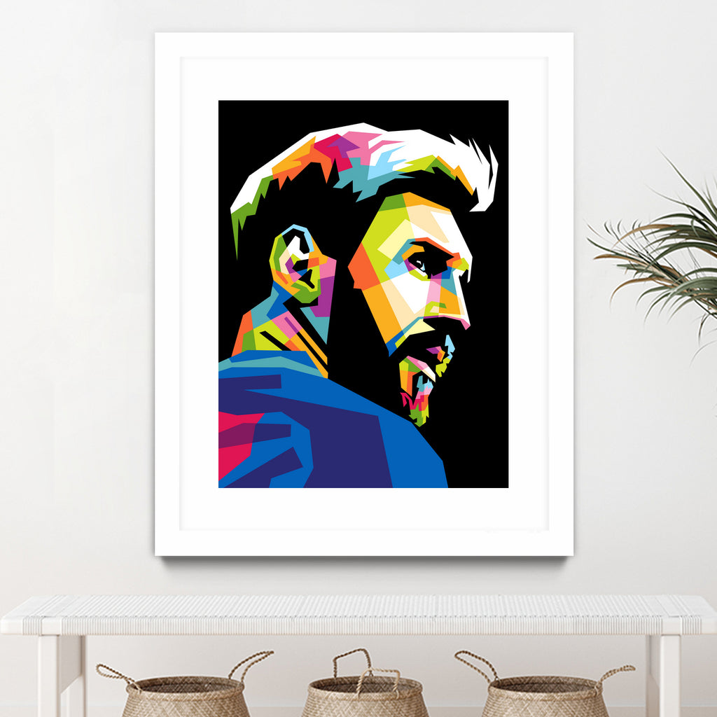 wpap messi by Muhammad Ardian on GIANT ART - black photo illustration