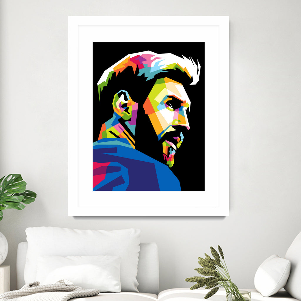 wpap messi by Muhammad Ardian on GIANT ART - black photo illustration