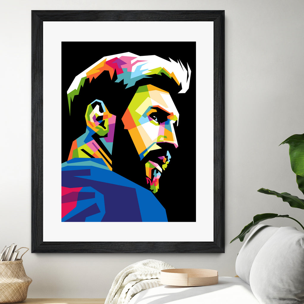 wpap messi by Muhammad Ardian on GIANT ART - black photo illustration