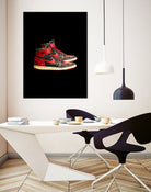nike air jordan 1 by M Maisur Amin on GIANT ART - black 3d art