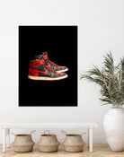 nike air jordan 1 by M Maisur Amin on GIANT ART - black 3d art