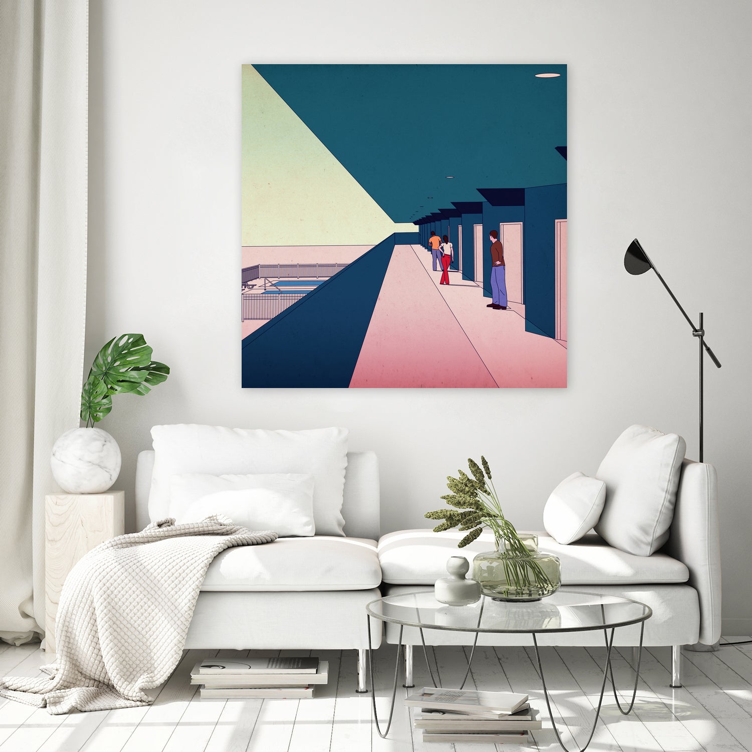 What Happened by Eric Petersen on GIANT ART - blue digital drawing