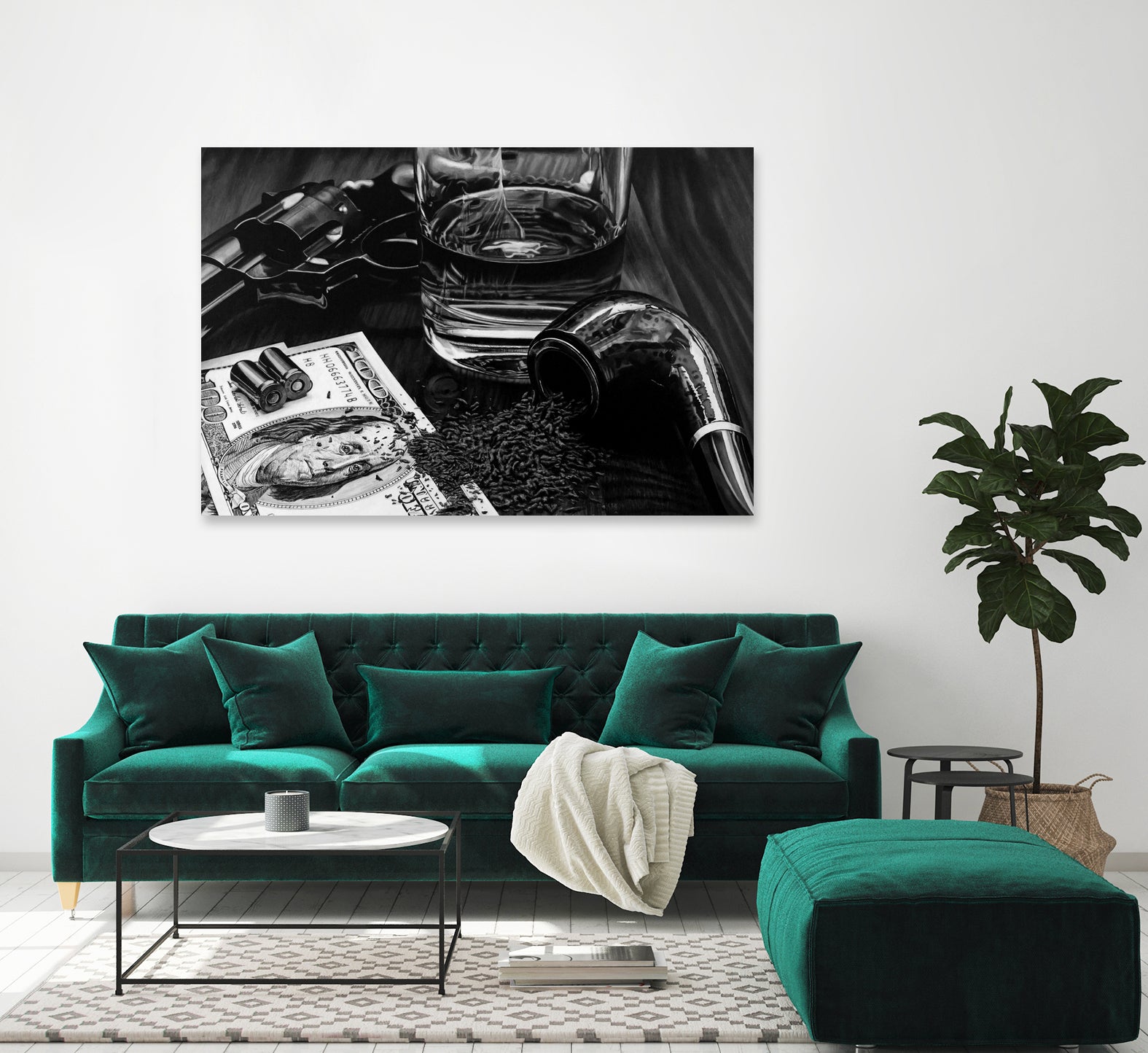 Wild West B-W by João Bello on GIANT ART - black mixed media