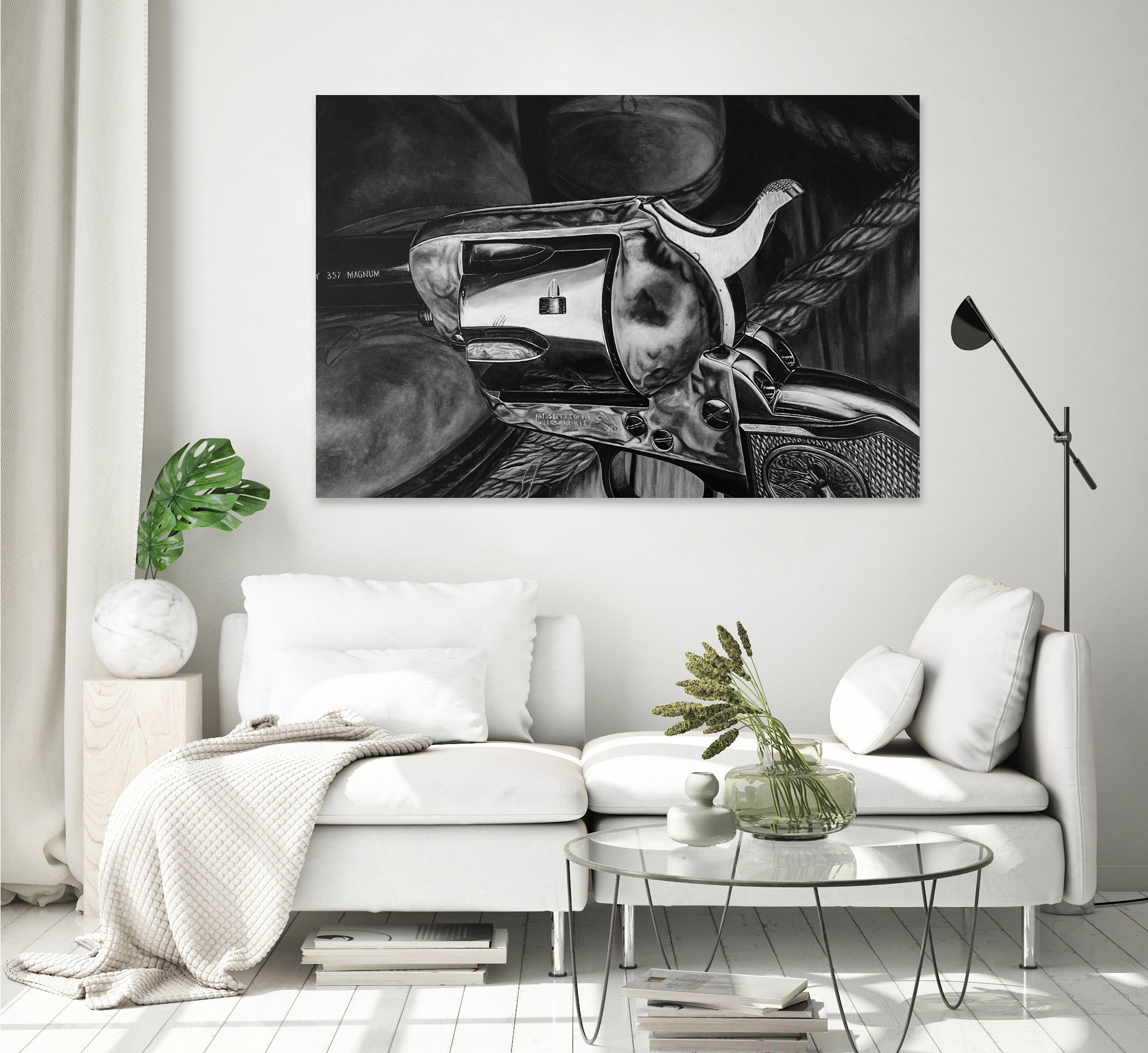 Wild West II B/W by João Bello on GIANT ART - black mixed media