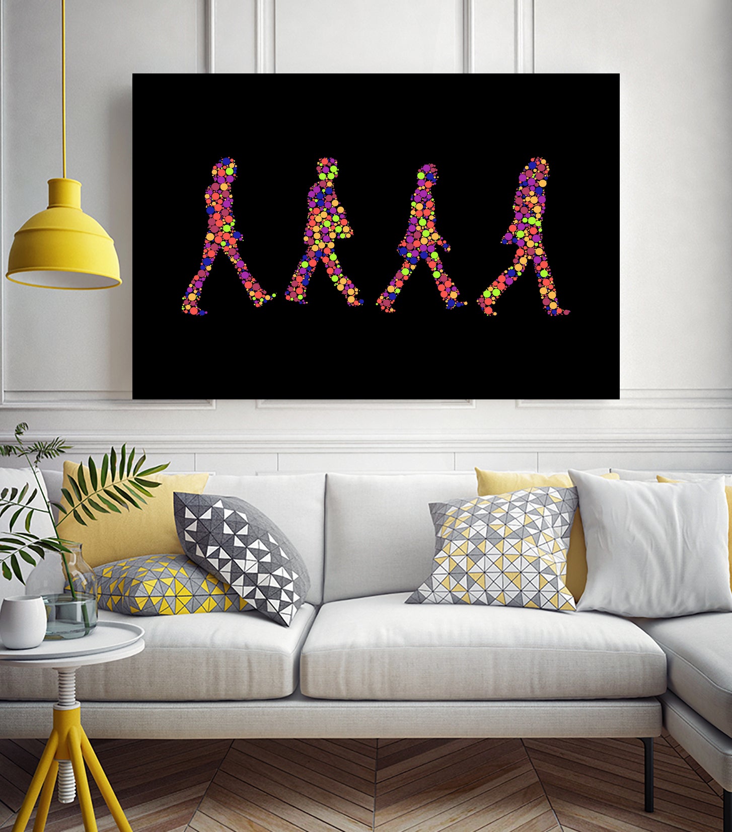Beatles | Abbey Road | Pop Art by William Cuccio on GIANT ART - black digital painting