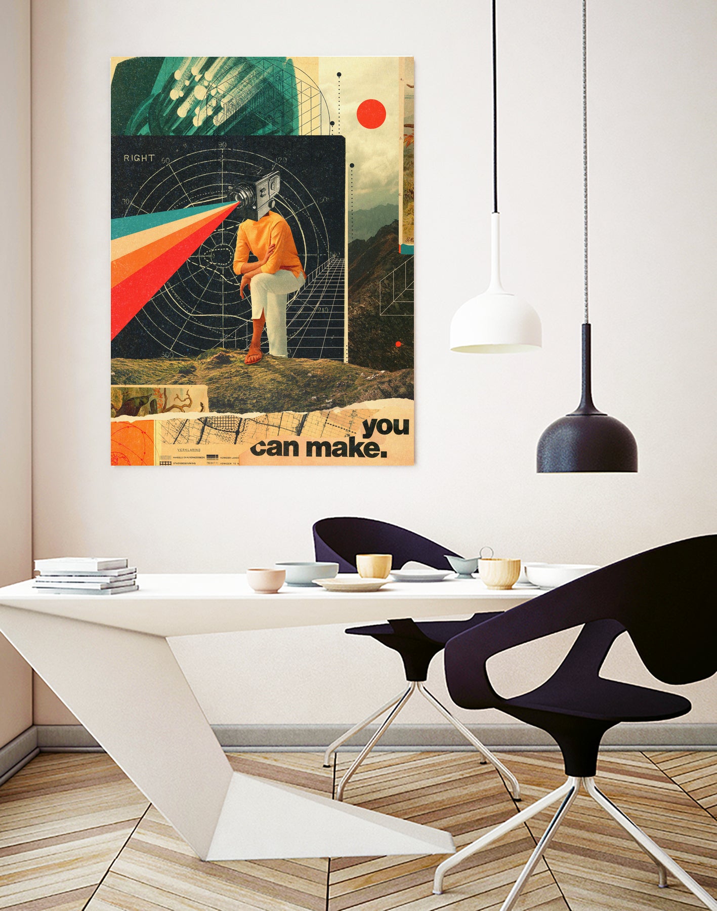 You can Make it Right by Frank Moth on GIANT ART - yellow photo illustration
