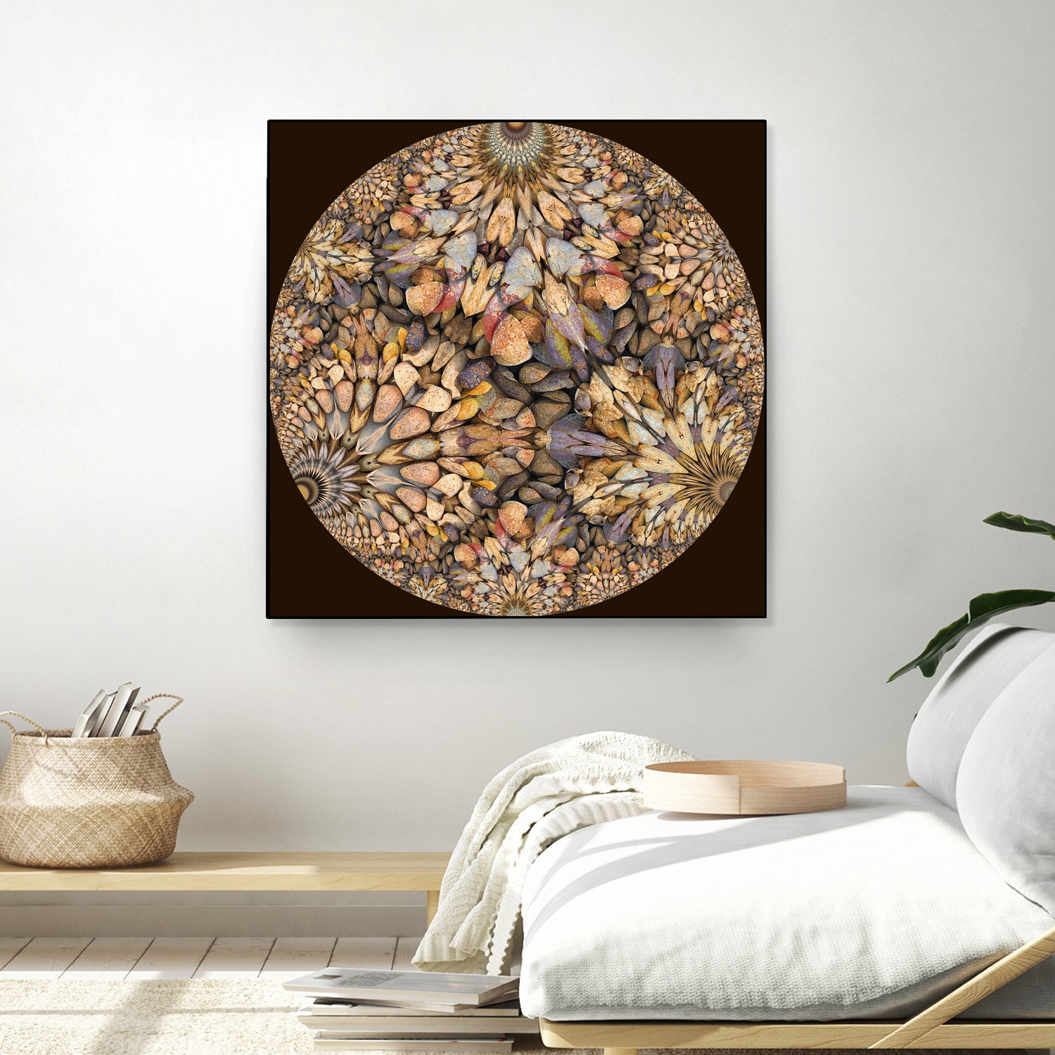 Hyperbolic Pebbles by Digital Crafts on GIANT ART - brown digital painting